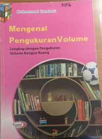 Image of Mengenal Pengukuran Volume
